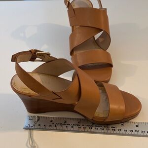 Cole Haan Women's Brown Wedge Sandals Size 6